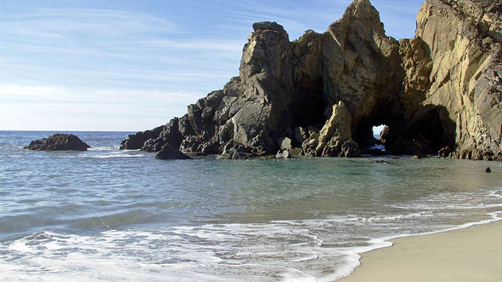 Pfeiffer Beach Big Sur filming location in Monterey County