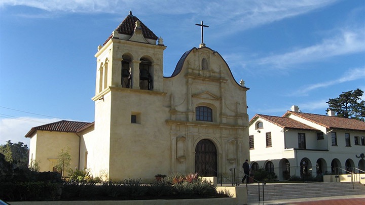 San Carlos Cathedral filming location in Monterey County
